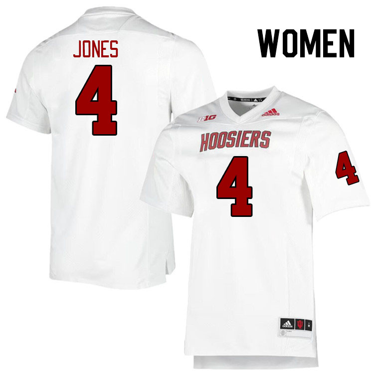 Women #4 Anthony Jones Indiana Hoosiers College Football Jerseys Stitched Sale-Retro